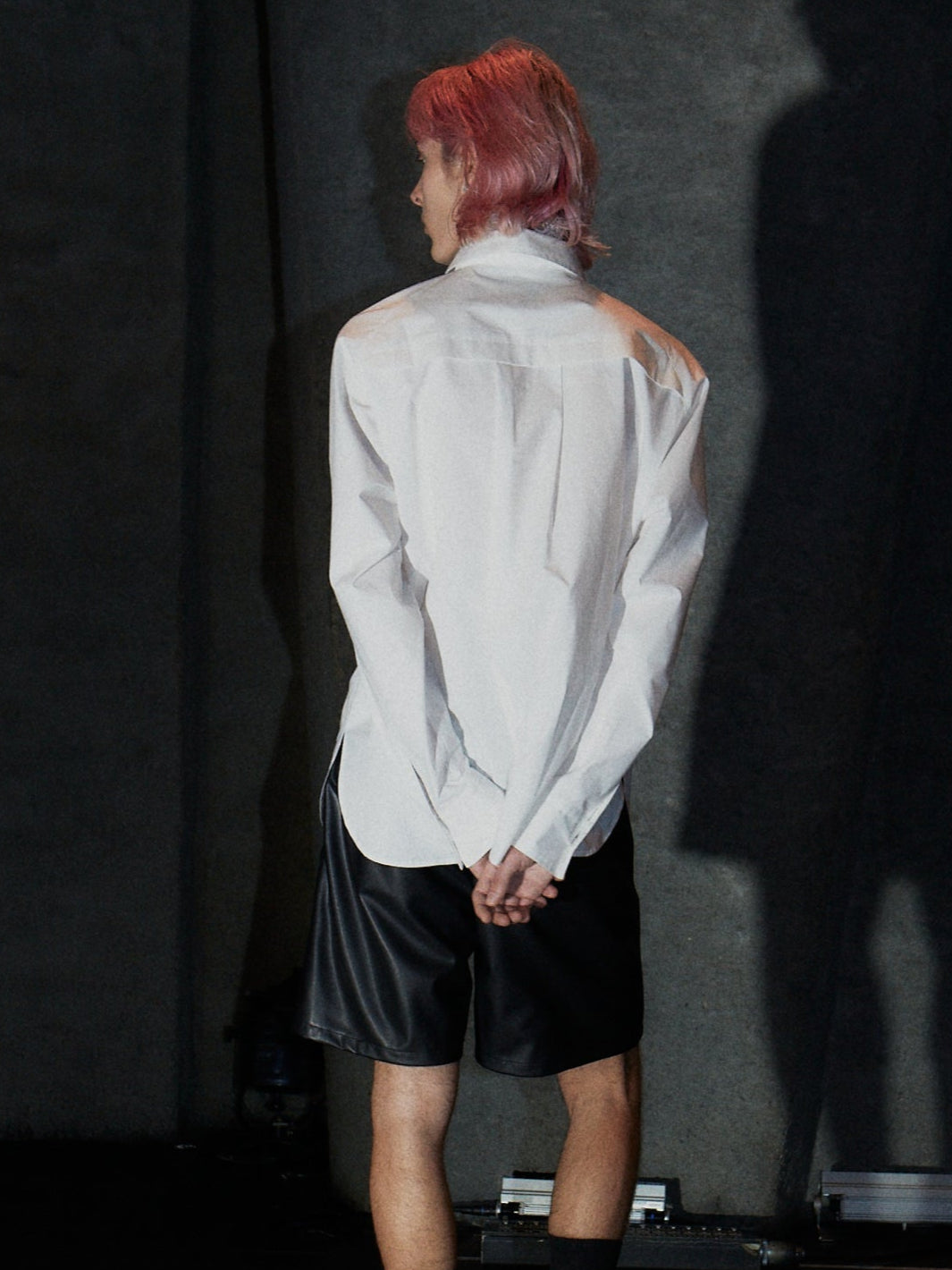 HARNESS DETAIL SHIRT【WHITE】