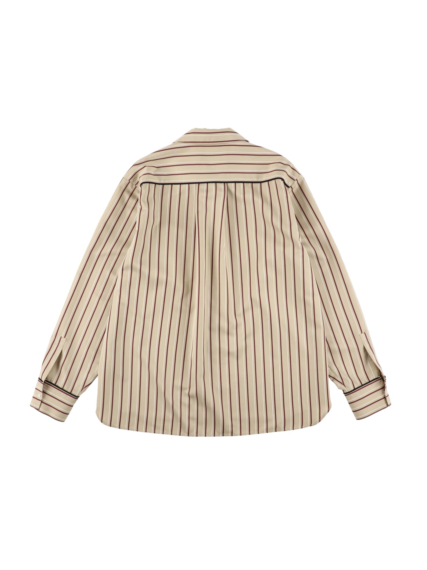 PINSTRIPE PAJAMA SHIRT【BLACK×YELLOW】