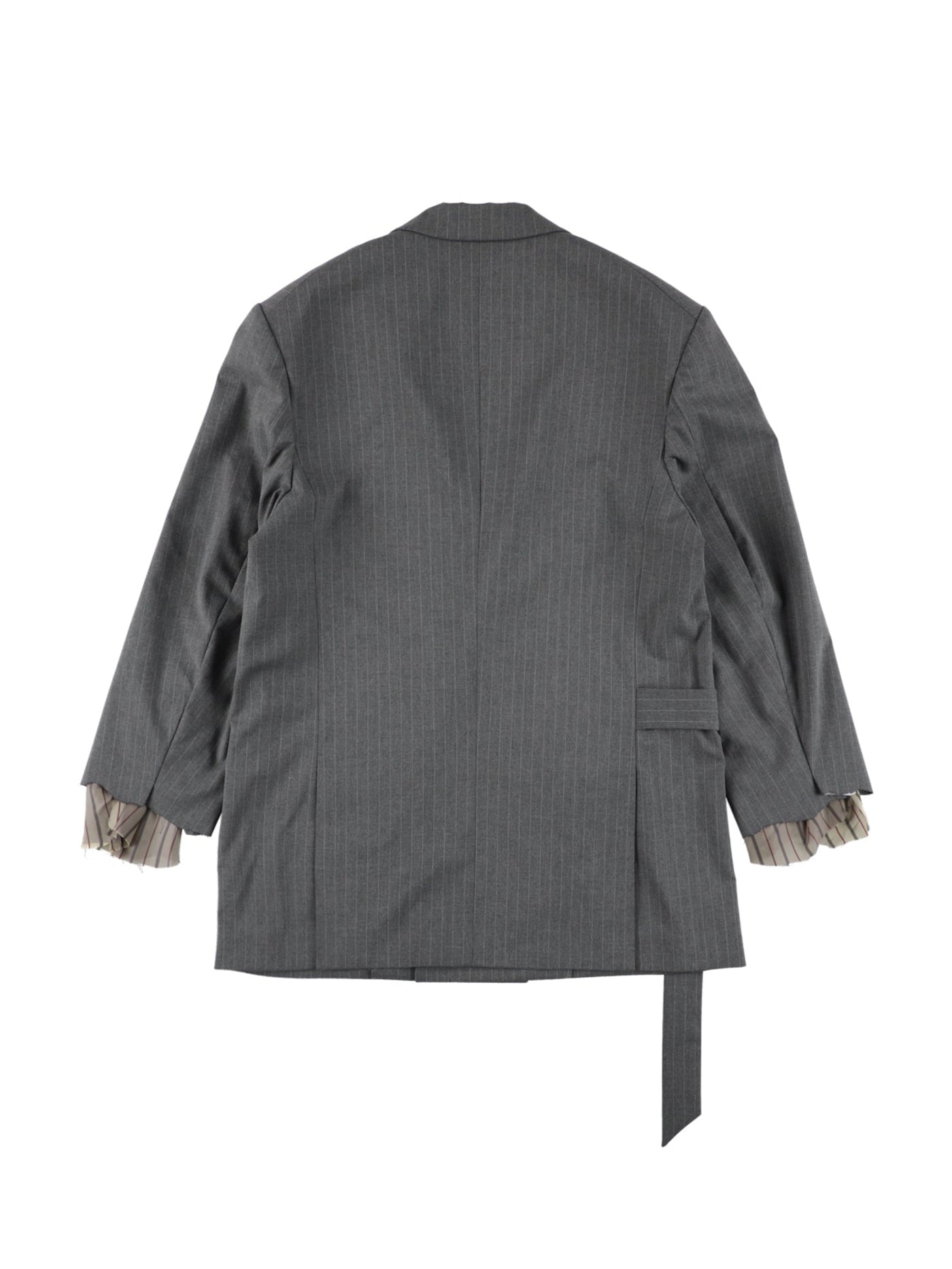 【PRE ORDER 2BUY 10%OFF】RAW CUT CHOKER JACKET 【CHARCOAL】