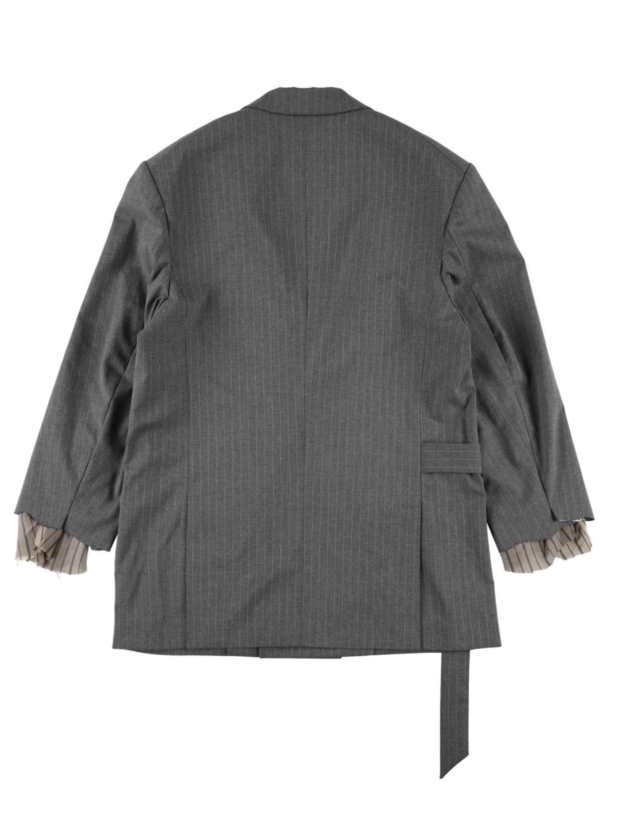 【PRE ORDER 2BUY 10%OFF】RAW CUT CHOKER JACKET 【GRAY】